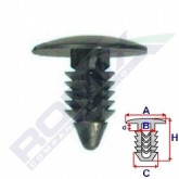 Затискач A 17,5 B 5 C 7,5 D 4 H 17,5, D= 7,5 data-src-small