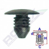 Затискач A 23,2 B 8,2 C 11 D 3,4 H 18,8, D= 10,5 data-src-small
