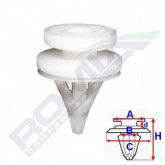 Затискач A 12,4 B 8,6 C 14,8 D 2 H 18,6, D= 8 data-src-small