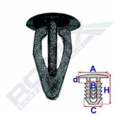 Затискач A 13,6 B 7 C 9,9 H 19,6, D= 9 data-src-small