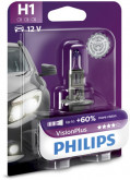 H1 12V 55W P14,5S / VISIONPLUS - ЗБІЛЬШЕННЯ СВІТЛОПОТОКУ НА 60% / 1ШТ. ПУХИР data-src-small