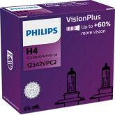 H4 12V 60/55W P43T-38 / VISIONPLUS - 60% ЗБІЛЬШЕННЯ СВІТЛОПОТОКУ / 2ШТ. data-src-small