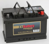 Акумулятор XT PREMIUM 72Ah, EN 670 правий 