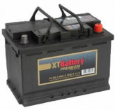 Акумулятор XT PREMIUM 74Ah, EN 680A правий 