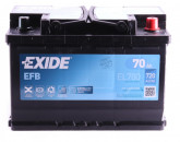 Акумуляторна батарея 70Ah/720A (278x175x190/+R/B13) (Start-Stop EFB) data-src-small