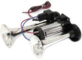Сигнал дудка з компресором 2шт метал 150/210мм 12V data-src-small