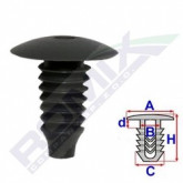 Затискач A 20 B 7,5 C 9,7 D 3,7 H 22,7, D= 8 data-src-small
