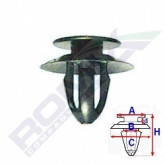 Затискач A 13 B 7,9 C 18 D 2,2 H 16, D= 8 data-src-small