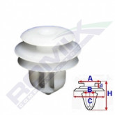 Затискач A 12,7 B 8,3 C 15,9 D 2,7 H 17, D= 8 data-src-small