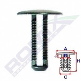 Затискач A 20,4 B 7,1 C 8,9 D 2,6 H 23,8, D= 8 data-src-small