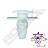 Затискач A 12 B 5,5 C 18 D 3 H 17, D= 6,5 data-src-small