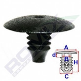 Затискач A 12 B 5,5 C 18 D 3 H 17, D= 6,5 data-src-small