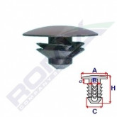Затискач A 19,1 B 5,9 C 11,7 D 3,2 H 13,1, D= 10 data-src-small