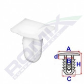 Затискач A 12 B 5,4 C 6,4 D 2,7 H 14,3 data-src-small