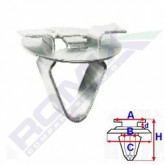 Затискач A 12,1 B 5,7 C 10 D 2 H 14,4, D= 6 data-src-small