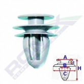 Затискач A 13 B 8,4 C 16,5 D 2,6 H 18,3, D= 9 data-src-small