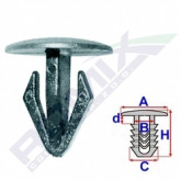 Затискач A 17,9 B 6,9 C 12,3 D 3 H 19,4, D= 8 data-src-small