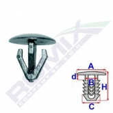 Затискач A 14 B 5,7 C 9,3 D 2,3 H 13,8, D= 7 data-src-small