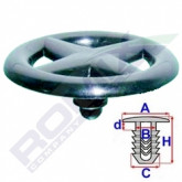 Затискач A 29,6 B 2,9 C 5,8 D 3 H 11,7, D= 5,5 data-src-small