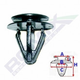 Затискач A 12,9 B 7,4 C 15,8 D 1,7 H 16,1, D= 8 data-src-small
