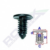 Затискач A 11,9 B 4,6 C 5,6 H 12,9, D= 5 data-src-small