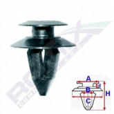 Затискач A 13,5 B 8 C 17,9 D 3,2 H 21, D= 8 data-src-small
