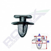 Затиск A10, 9X6.5 B5.5 C13.60 D2.9 H 12.7, D= 5.5 data-src-small