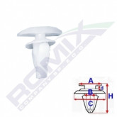 Затискач A 14,8X5,1 B 4,8 C 9,5 D 1,2 H 14,9, D= 5 data-src-small