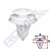 Затискач A 12,9 B 8,5 C 17,9 D 2,6 H 20, D= 9 data-src-small