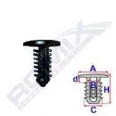 Затискач A 11 B 4,5 C 5,4 H 13,3, D= 5 data-src-small