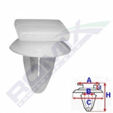 Затискач A 14,2X12,7 B 8 C 15,8 D 1,4 H 15,8, D= 8 data-src-small