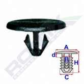 Затискач A 20,2 B 6,8 C 8,2 D 2,5 H 11,6, D= 6 data-src-small