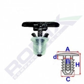 Затискач A 15X6, C 7,3 D 5 H 18 data-src-small