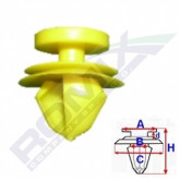 Затискач A 13 B 10 C 17,5 D 3,5 H 20, D= 10 data-src-small