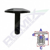 Затискач A 16,3 B 5,4X3,3 C 7 H 16, D= 6 data-src-small