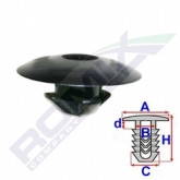 Затискач A 20 B 7,7 C 11 D 3,6 H 9,5 D= 9 data-src-small