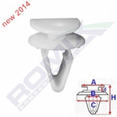 Затискач A 14,1X13,1 B 6,6 C 15,7 D 2,1 H 17,9 data-src-small