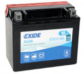 АКБ 10Ah-12v Exide AGM (ETX12-BS) (150х87х130) L, EN150 data-src-small