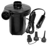 КОМПРЕСОР ДЛЯ КЕМПІНГУ (човни, матраци, басейни) + НАБІР ПЕРЕХІДНИКІВ / ЖИВЛЕННЯ ВІД ПРИКУРЮВАЧА - СТРУМ 3A data-src-small