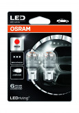 W16W LED 12V 2W W2.1X9.5D (T16) / LED RETROFITS PREMIUM / ЧЕРВОНИЙ / 2 ШТ. BLISTER data-src-small