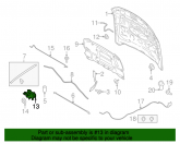 Замок капота Mustang 15-19 data-src-small