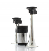 Сигнал дудка з компресором 2шт хром 165/215мм 12V data-src-small