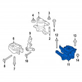 Подушка двигуна ліва (АКПП) Hybrid / Plug-in data-src-small