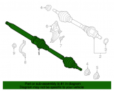 Піввісь права Ford Fusion USA data-src-small