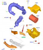 Повітропровід повітряного фільтра Escape / Focus / MKC data-src-small