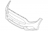 Бампер передн й Mustang 15-17 FORD FR3Z17D957AAPTM