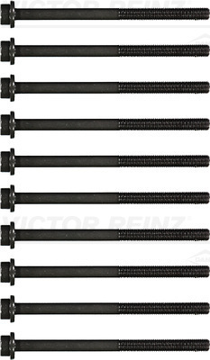 Комплект болтів головки блоку циліндрів FORD/MAZDA/VOLVO Focus,Mondeo,Transit,3,5,6,S40,V70 III 1,8-