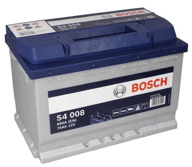 Акумулятор Bosch (низький) S4 Silver 72Ah, EN 680 правий 