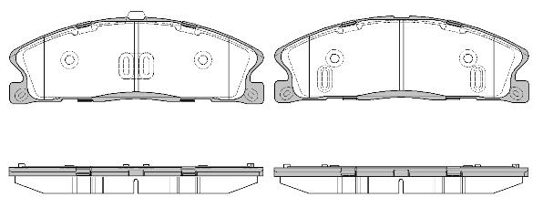 Колодки гальмові передні Explorer, для диска 352mm