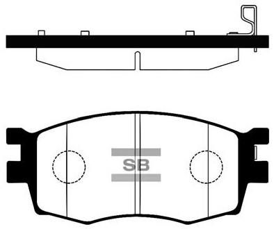 Колодки гальмові дискові передні